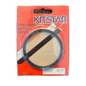 VTG Kitstar Precision Optical Filter 58mm‎ 81A Kits Cameras